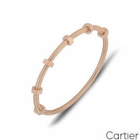 Cartier Rose Gold Ecrou De Cartier Bracelet Size 18 B6049518 Cartier Rose Gold Ecrou De Cartier Bracelet Size 18 B6049518